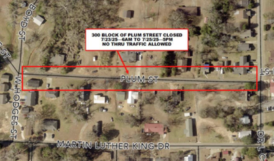 Troy street closed for repairs