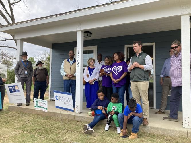 Jay Gilmer dedication of homes