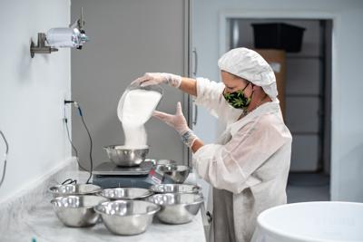 Cannabis lab technician from ADN