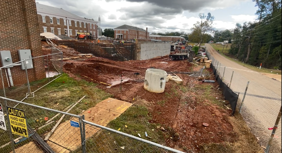 Math and science building under construction MMI
