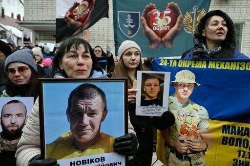 As some welcomed freed soldiers home, others sought information about the missing or captured