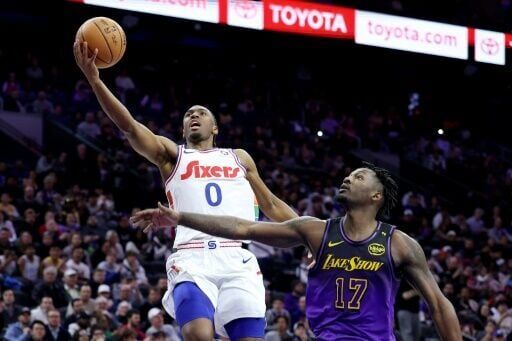 Maxey leads 76ers past Lakers, surging Rockets hold off Hawks