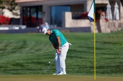 Japan's Hideki Matsuyama fired a three-under par 68 to grab a one-stroke lead after 54 holes at the US PGA Tour Phoenix Open