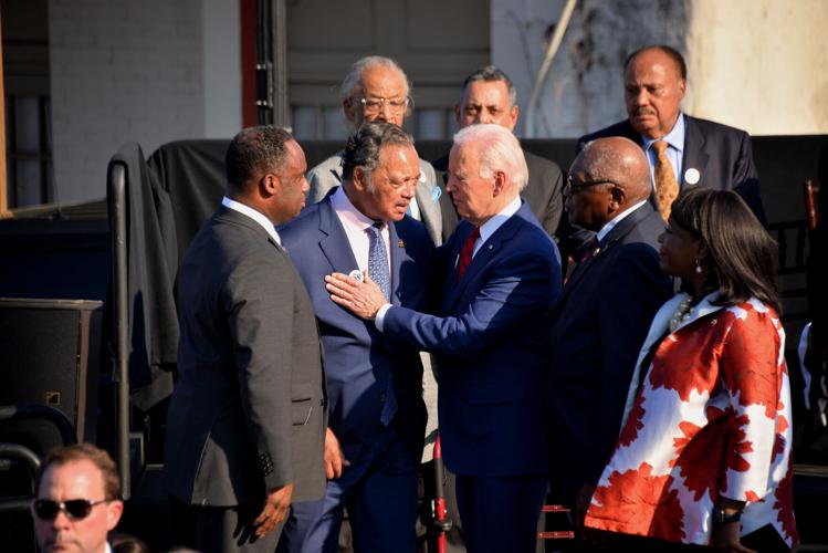 Biden with Rev Jesse Jackson Jubilee 2023