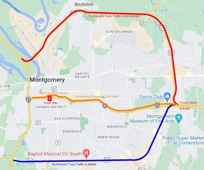 Montgomery routes