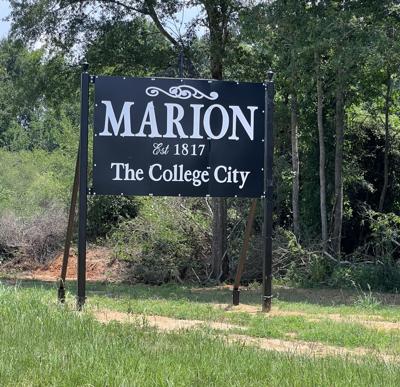 Marion City sign