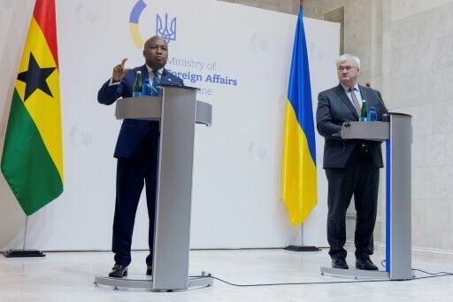 Ghana's Foreign Minister Samuel Okudzeto Ablakwa visited Ukraine this week