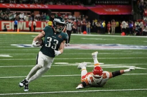 Eagles crush Chiefs to win Super Bowl as Trump joins the party