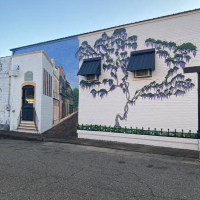 Mural on Engle Gallery in Greensboro