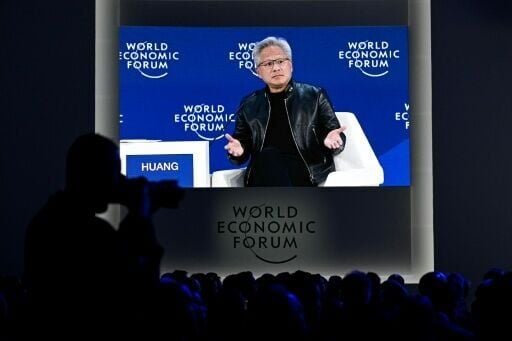 Nvidia's boss told Davos that 'trillions' of dollars are needed for AI