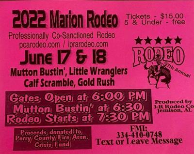 Marion Rodeo Friday and Saturday will include new events for the kids