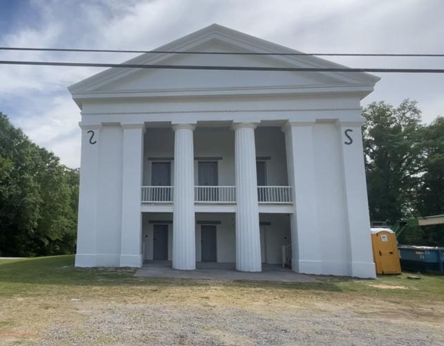 Facade restoration of old Marengo County Courthouse