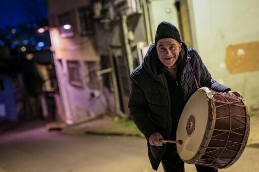 Hakan Ozbingol has been playing the Ramadan drum to wake the faithful since he was 10