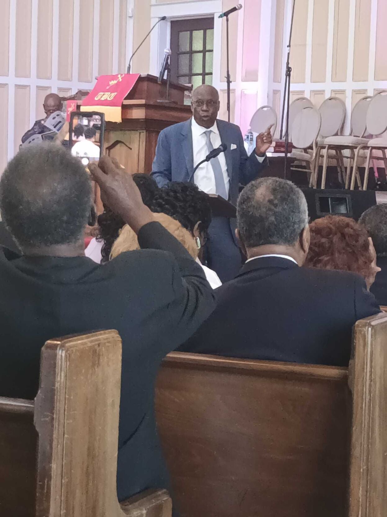 Speaker at tribute to Bernard Lafayette
