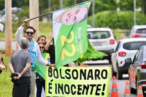 Supporters of former Brazilian president Jair Bolsonaro insist he is an innocent man