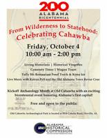 ‘Wilderness to Statehood’ celebrates Cahawba history in October