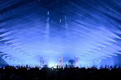 Eurovision typically features spectacular light shows