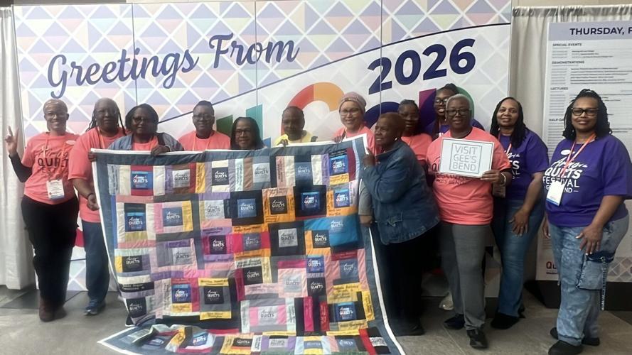 Gees Bend Quildters at convention 1