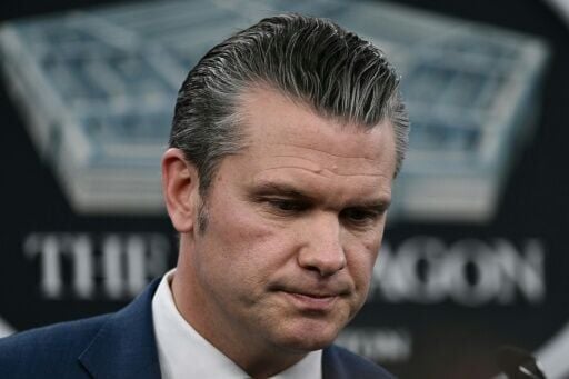 US Defense Secretary Pete Hegseth speaks during a news conference at the Pentagon on March 2, 2026