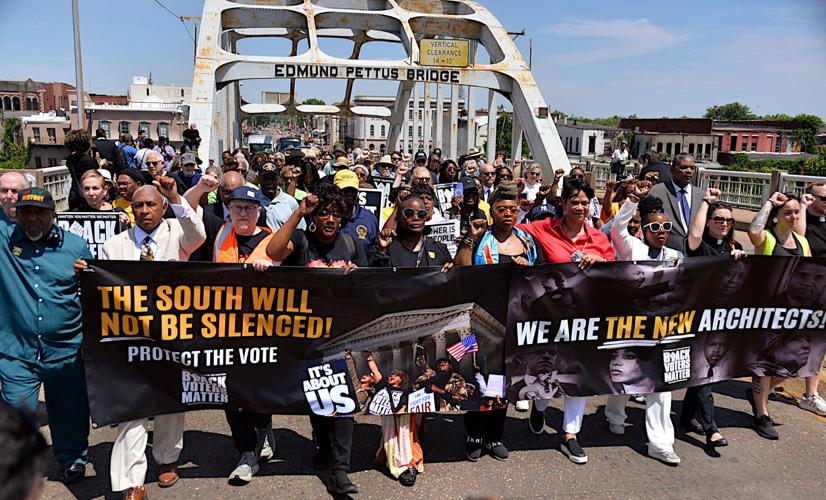 Rally over bridge