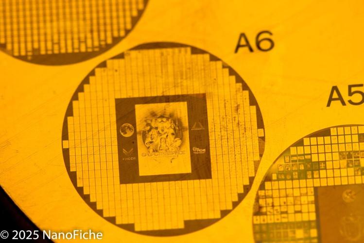 A new book is to be immortalised by being blasted to the MOON