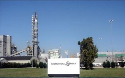 International Paper mill in Pine Hill