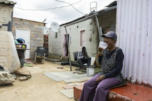 Many residents of Bryan’s informal settlement survive on little more than the monthly government grant of R500 ($29)