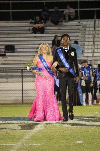 Amzie Snipes, escorted by Odden Vaughn