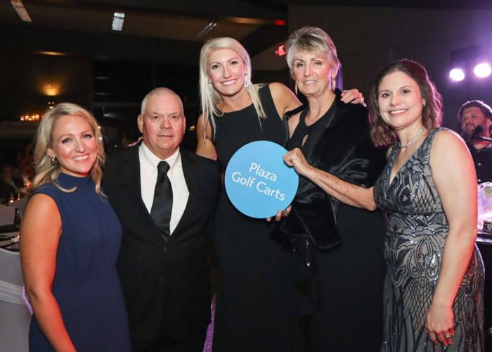 Plaza golf cart award at Whitfield Soiree