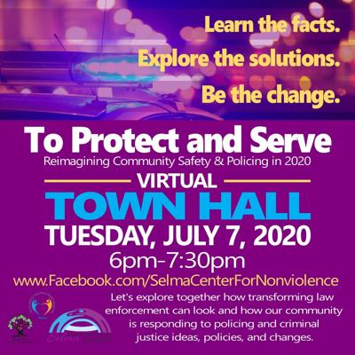 Selma Center for Nonviolence to hold virtual town hall on community, policing