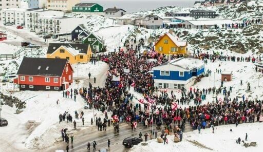 Thousands of people in Greenland protested on the weekend against Trump's bid to bring the island under US rule