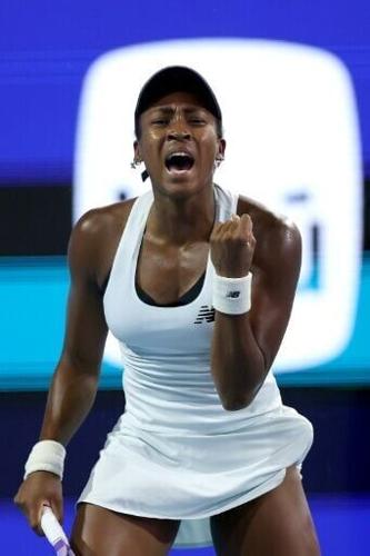 American Coco Gauff is through to the fourth round of the Miami Open after a victory over compatriot Alycia Parks
