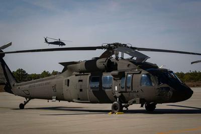 Army helicopter stock