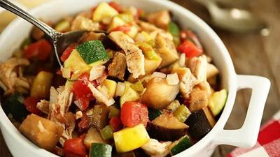 Recipe: One-Pot Chicken Ratatouille