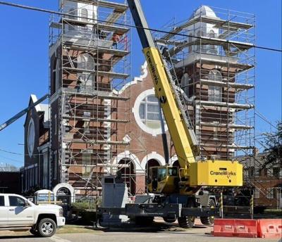 Brown Chapel cupolas restored as renovation continues