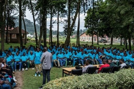 Camp arrivals spend three months learning to adjust to life in Rwanda