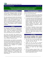 SNAP foods report