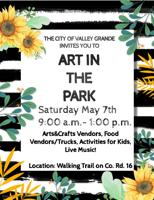 Valley Grande Art in the Park set for May 7