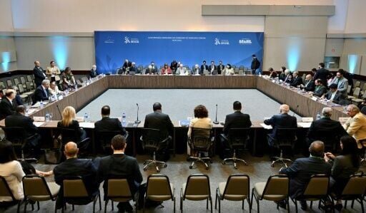 The Mercosur meeting started with ministerial talks in southern Brazil's Foz de Iguacu, home to one of the world's largest waterfall systems on the border with Argentina