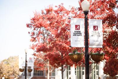 University of Alabama campus banners
