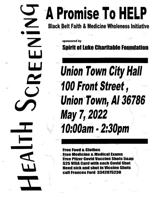 Health screening to be held at Uniontown City Hall on May 7