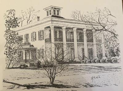 Historic building drawing