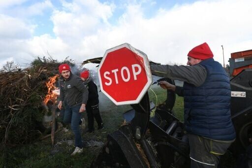 Farmers in France and several other European countries protested the deal
