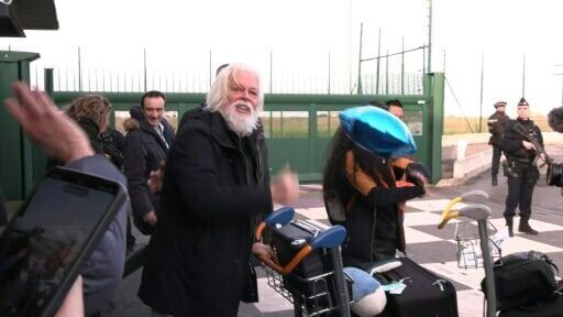 Freed anti-whaling campaigner Paul Watson arrives in France