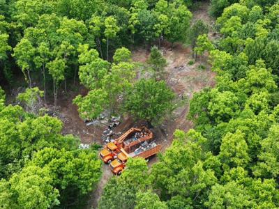 Homeless camp in Montgomery being cleared