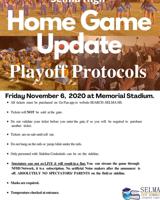 Rules implemented for Saints football home game tonight