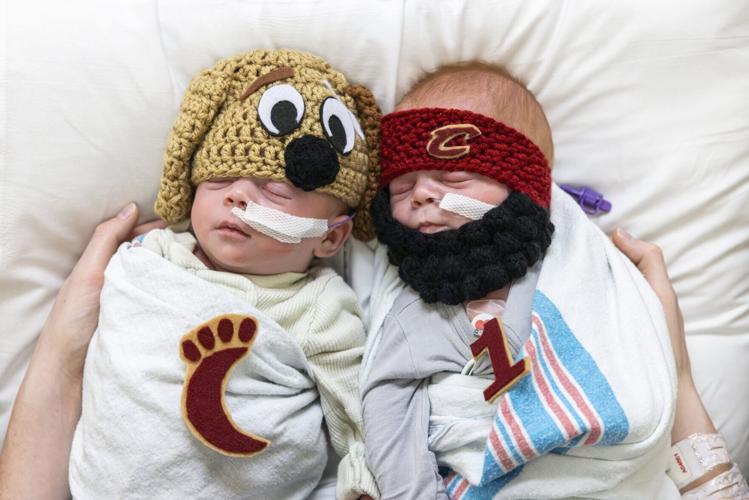 NICU babies don Cavs gear as Cleveland secures playoff victory
