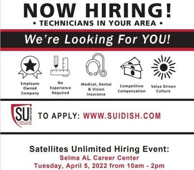 Selma Career Center to hold hiring event for Satellites Unlimited on April 5