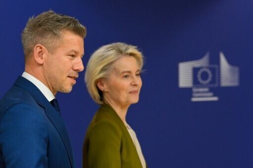 Wednesday's meetings with EU chief Ursula von der Leyen will build on meetings Magyar's team has already had with EU officials