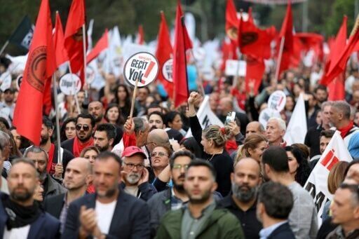 Turkish Cypriots protest new rule allowing hijab in school